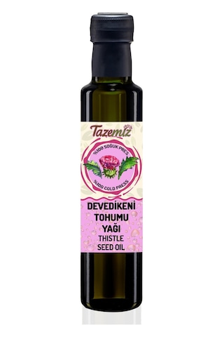 Tazemiz Soğuk Pres Devedikeni Tohumu Yağı 250 ML Tazemiz Soğuk Pres Devedikeni Tohumu Yağı 250 ML