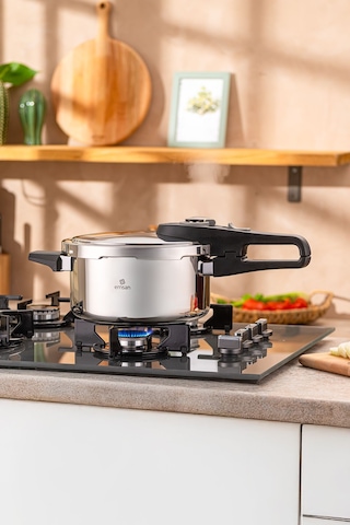 Emsan Fast Cooker Çift Emniyetli Düdüklü Tencere 4 Lt Siyah