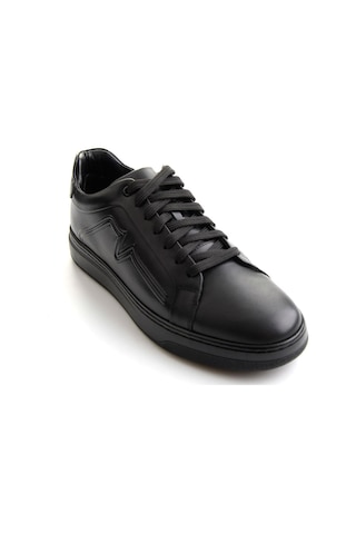 Bambi Siyah Napa Hakiki Deri Erkek Sneaker E01774070043