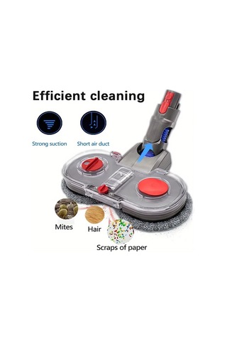 Boatshop1 6 Adet V6 V7 V8 V10 V11 V12 V15 Uyumlu Mikrofiber Mop Pedleri Islak Kuru Elektrikli Mop Başlığı Kolay Kurulum Zemin Temizleme Kumaşı