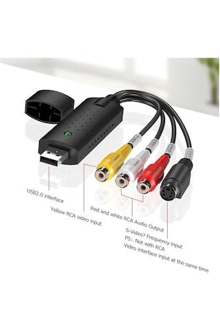Alfais 4774 Easycap Usb Dvr Capture Kayıt Kartı Kamera Uydu