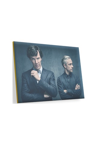 Cakasepetim Sherlock Holmes Ve Dr Watson Ahşap Mdf Tablo