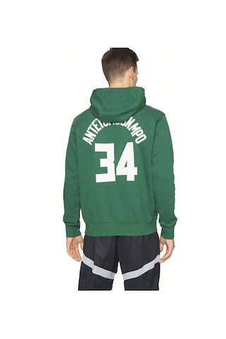 Nike Jordan Giannis Antetokounmpo Milwaukee Bucks Club Erkek Sweatshirt Yeşil Yeşil