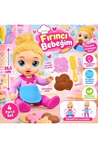 Fırıncı Bebeğim Pembe