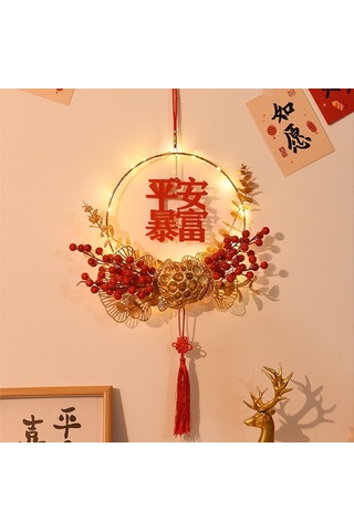 Suofeng Yılbaşı Dekorasyonu Işıklı Led Fantezi Halıç Dıy Montajlı Ev Dekoru Malzeme Paketi