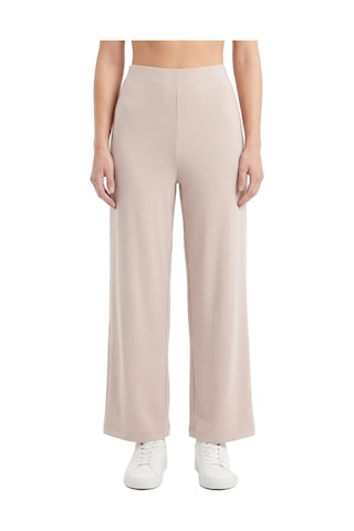 Cottonill Premium - Sway Collection Vizon Basic Yüksel Bel Modal Bol Paça Kadın Pantolon