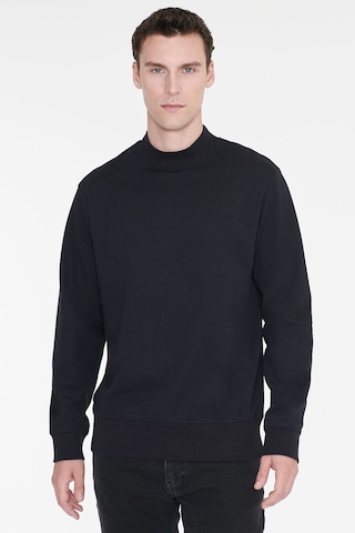 Ac&Co / Altınyıldız Classics Erkek Lacı Pamuklu Standart Fit Normal Kesim Yarım Balıkçı Yaka Sweatshirt
