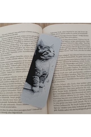 Kitap Ayracı - Kedi