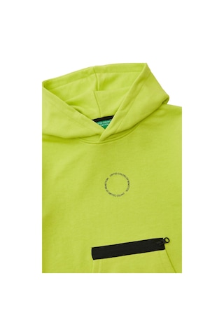 United Colors Of Benetton Erkek Çocuk Sweatshirt Bnt-b20879 001 Açık Yeşil