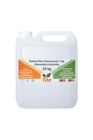 Tito Kudret Narı Maserasyon Yağı Momordica Charantia 25 KG