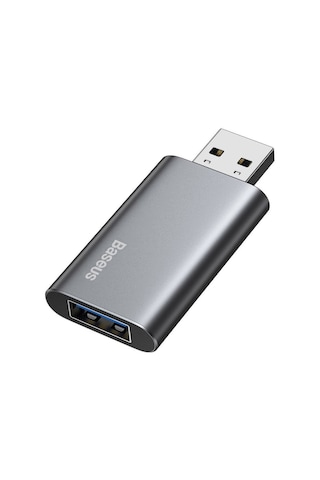 Baseus Enjoy Music 32 GB U Disk USB 3.0 Bellek ve USB Dönüştürücü Adaptör Gri