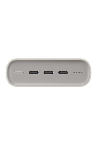 20000 Mah 45 Watt Powerbank, Hızlı Şarj, Pd 2.0, 3 Çıkışlı, Kablo Dahil, Bej, 2024 Model Diğer