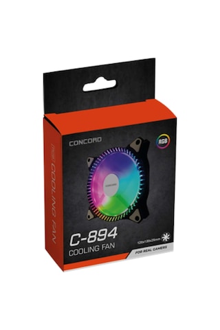 Concord C-894 RGB 12 CM Fan