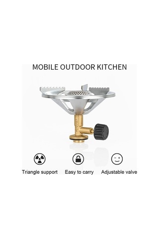 Fortunelane Çok Renkli Outdoor Çadır Ocağı - 15kg Yük - Lpg İle Çalışır - Taşınabilir Çok Renkli