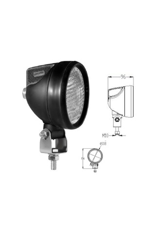 Kauçuk Çerçeveli Çalışma Lambası Kablolu - 712112