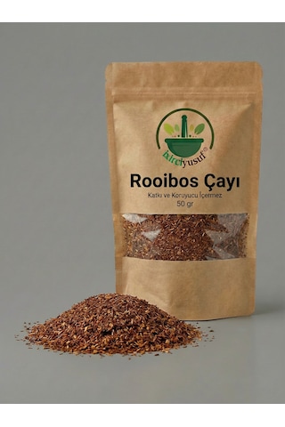 Rooibos Çayı Kırmızı Çay - Rooibos Tea Red Rooibos Aspalathus Linearis Doğal Kurutulmuş 50 G