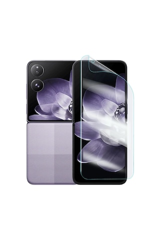 Xiaomi Mi Mix Flip Uyumlu Ön+arka Body Şeffaf Ultra Koruyucu Nano Jelatin