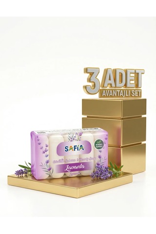 Safia Lavanta Güzellik Sabunu 3x275 Gr