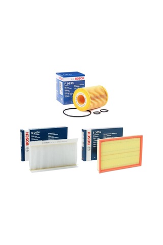 Opel Corsa C 1.7 Dtı 3'lü Filtre Bakım Seti 2002 - 2004 Bosch