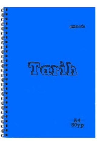 Mynote A4 Plastik Kapak Spiralli Derse Özel Defter Müzik 40 Yp