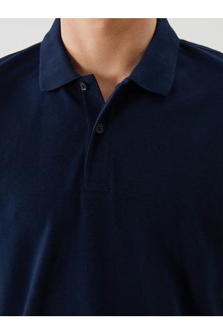 Lc Waikiki Lacivert Polo Yaka Pike Erkek Tişört