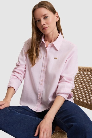 U.s. Polo Assn. Kadın Açık Pembe Gömlek Desenli 50324617-vr078 Acık Pembe