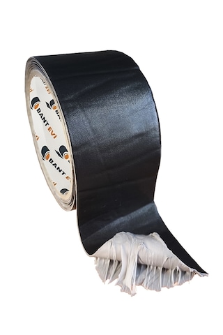 Çamur Bant Siyah 5cmx2mt Su Geçirmez Yama Bandı Siyah Sakız Bant