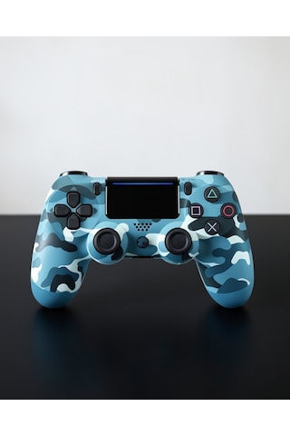 Ps4 Oyun Kolu Kamuflaj Desenli Kablosuz Joystick