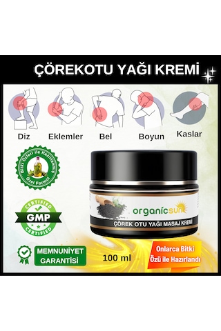 Organicsun Çörek Otu Yağlı Masaj Kremi 100 ML