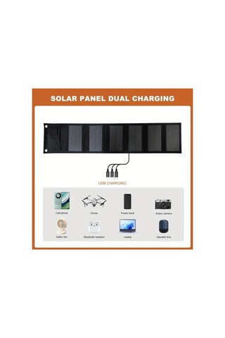 Motion003 Yeşil Ordu 6 Katlı Güneş Şarj Cihazı Pil Paneli Taşınabilir Güç Kaynağı Hızlı Usb Şarj Fotovoltaik Kampçılık Rv Telefon Tablet Fanlar İçin