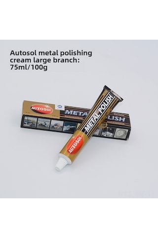 Mufunye Almanya Metal Parlatma Kremi - Çelik, Bakır Ve Metal Yüzeyler İçin Yüksek Kaliteli Parlatıcı 100g/75ml Tekli