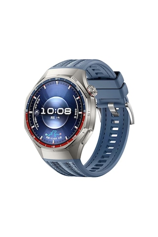 Huawei Watch Gt 6/5 Pro 46mm Kordon Lansman Kumaş Dikişli Silikon Klips 1e-1 Uyum 102
