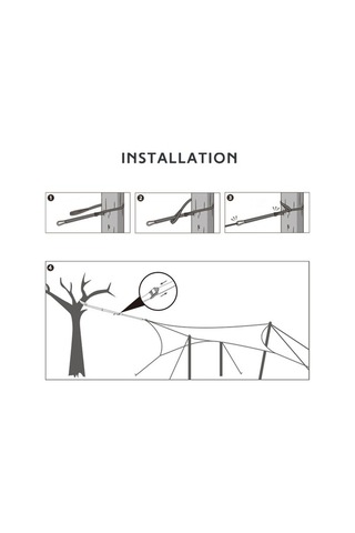 Artfulabode Tenteyi Sabitleme Rüzgar Piknik Kemeri Kalın İpi Hava Geçirmez Çok Fonksiyonlu Çadır Açık Rv Haki