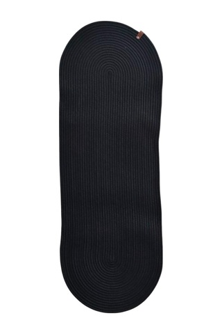 Nakkaş Home Jüt Runner Ve Supla Seti 35x100 Cm Runner + 33x33 Cm Jüt Amerikan Servis Doğal Masa Dekorasyonu Siyah