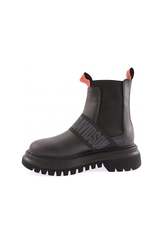 Harley Davidson Bayan Bot 021Z100563 Black Deri Siyah