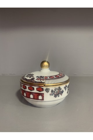 Fermato Porselen Kapaklı Şekerlik Apollo Serisi Çok Renkli