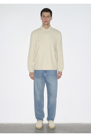 Mavi - Polo Yaka Bej Sweatshirt 0s10576-70325 Bej