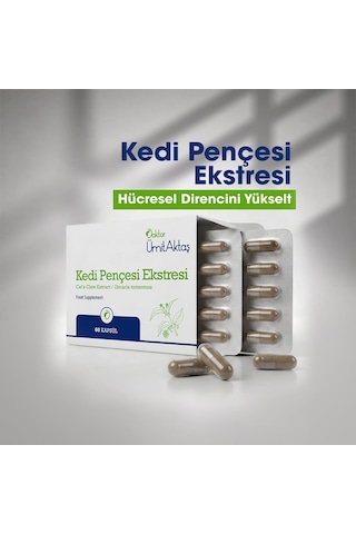 Dr. Ümit Aktaş Dr. Ümit Aktaş Kedi Pençesi Ekstresi 60 Kapsül
