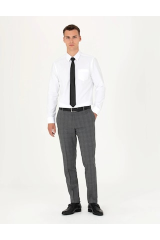 Pierre Cardin Beyaz Regular Fit Uzun Kollu Basic Gömlek Beyaz
