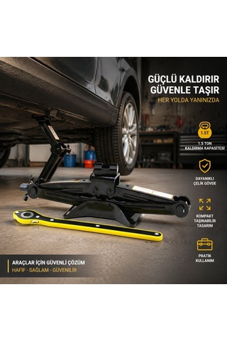 Falcon Autokit Fa1-554 1.5 Ton Cırcır Kollu Kriko