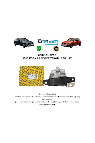 Opar 51983866 Fiat Egea 1.4 Sağ Üst Motor Takozu