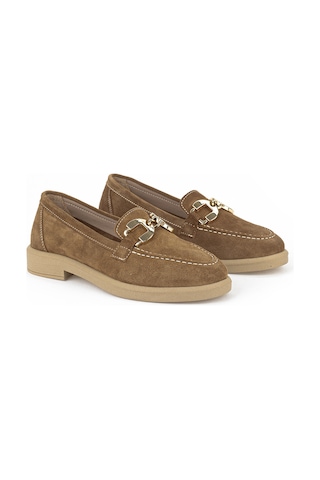 Ziya, Kadın Hakiki Deri Loafer Ayakkabı 161359z706 Caramel 161359z706 809