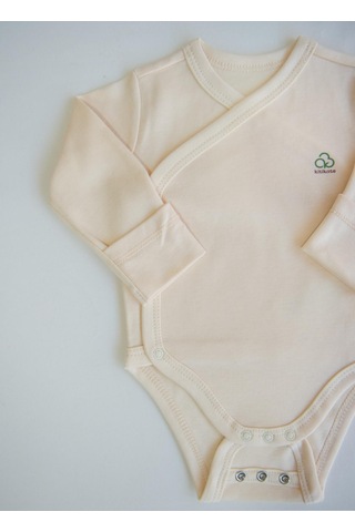 Kitikate Organik New Basic Uzayan Kruvaze Uzun Kol Body Natural Naturel