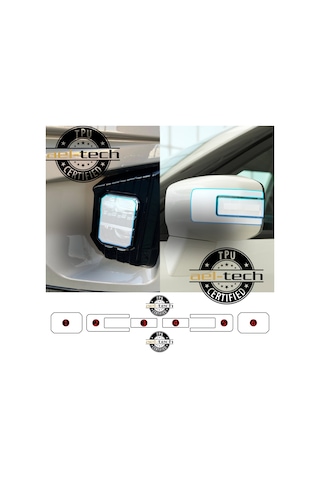 Ssangyong Torres Evx / Actyon Uyumlu Far Ve Ayna Tpu Koruyucu 2025-2026