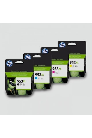 Hp 953Xl Siyah Ve Renkli Kartuş Paketi Yüksek Kapasite