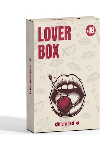 Dükkan Design Lover Box +18 Çiftlere Özel Yetişkin Oyun Ilişki Ve Yakınlık Temalı Kart Oyunu