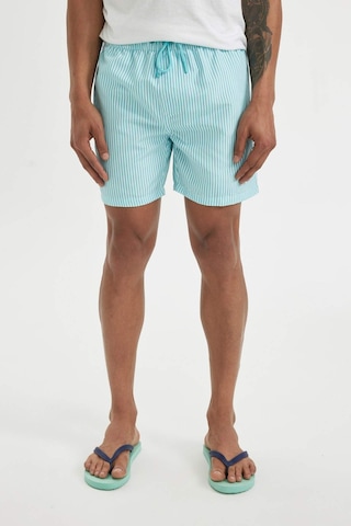 DeFacto Çizgili File Astarlı Kısa Boy Deniz Şortu U0024AZ24HSTR481