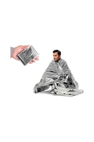 Blanket 7404 Acil Durum Termal Aluminyum Battaniye Tekli Paket Çok Renkli