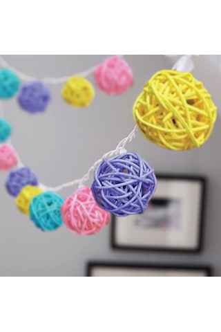 G2354 Rattan Mini Top String Light