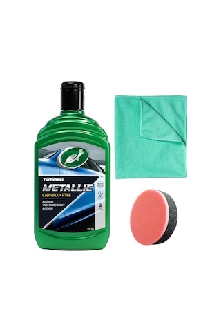 Turtle Wax Meta'lik Ptfe Katkılı Teflon Sıvı Cila 500 Ml, Sünger, Bez
